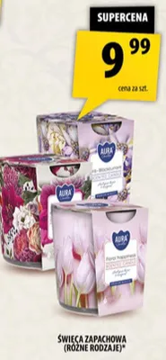 Świeca zapachowa (różne rodzaje) promocja w Arhelan