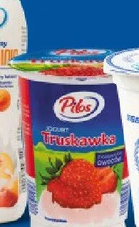 Jogurt Truskawka Pilos promocja w Lidl
