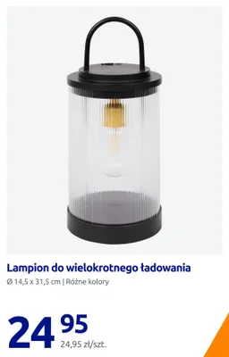 Lampion do wielokrotnego ładowania promocja w Action