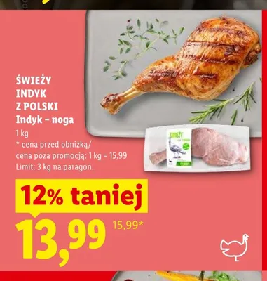 Indyk noga promocja w Lidl
