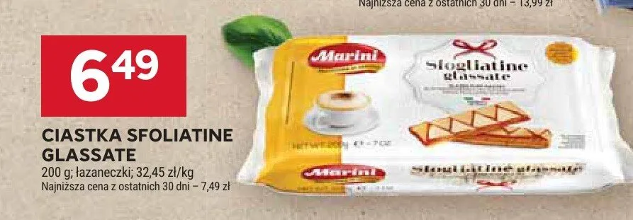 Ciastka Sfogliatine Glassate promocja w Stokrotka