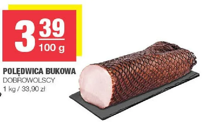 Polędwica bukowa Dobrowolscy promocja w SPAR