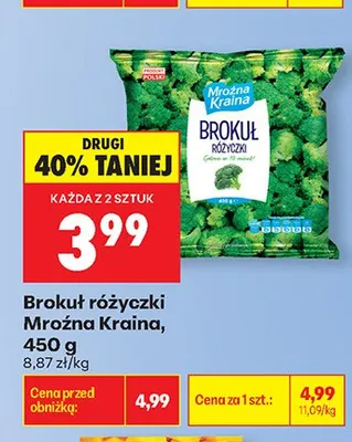 Brokuł różyczki Mroźna Kraina promocja w Biedronka