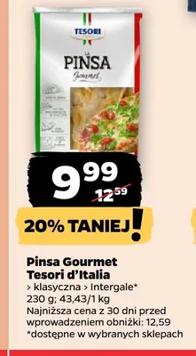 Pinsa Gourmet Tesori d'Italia Intergale promocja w Netto