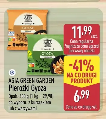 Pierożki gyoza z kurczakiem Asia Green Garden promocja w Aldi