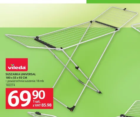 Suszarka na pranie Vileda Universal promocja w Selgros