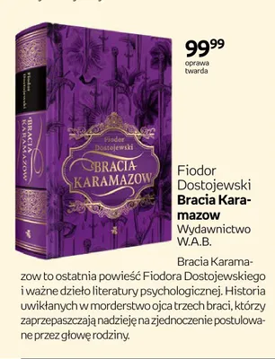 Książka Bracia Karamazow Fiodor Dostojewski promocja w Empik