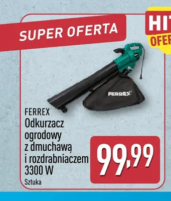 Odkurzacz ogrodowy Ferrex promocja w Aldi