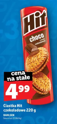 Ciastka Hit czekoladowe promocja w TOPAZ