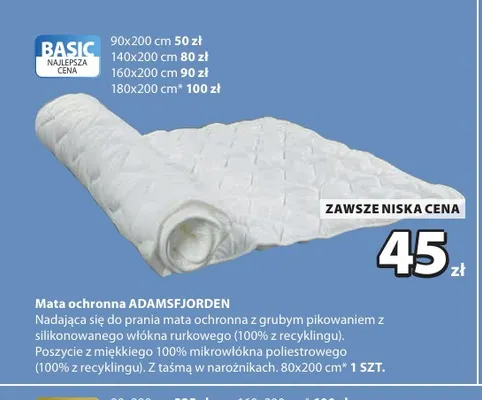 Mata ochronna Adamsfjorden 160x200 cm promocja w Jysk