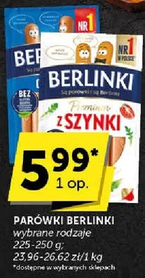 Parówki wybrane rodzaje promocja w Euro Sklep