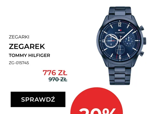 Zegarek Tommy Hilfiger ZG-015745 promocja w Briju