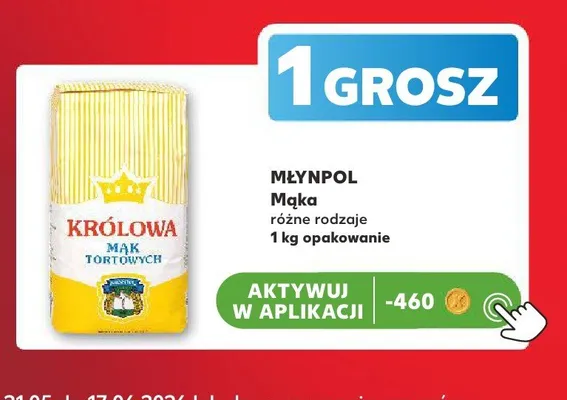 Mąka Młynpol Królowa promocja w Kaufland