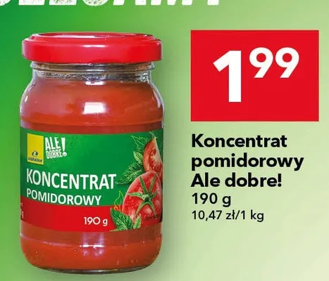 Koncentrat pomidorowy Ale dobre! promocja w LEWIATAN