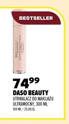 Utrwalacz do makijażu ultramocny Daso Beauty promocja w Drogerie Natura