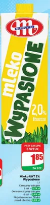 Mleko UHT 2% Wypasione promocja w Dino