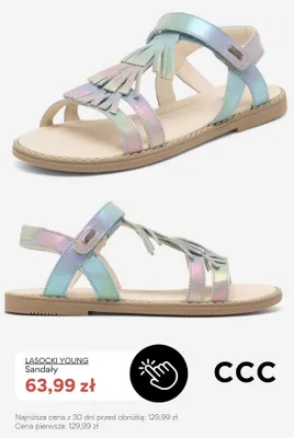 Sandały Lasocki Young promocja w CCC