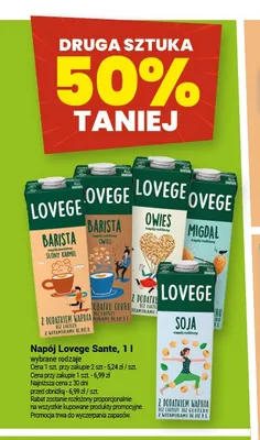 Napój owsiany Barista Lovege Sante promocja w Twój Market