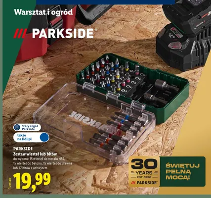 Zestaw wierteł do betonu Parkside promocja w Lidl