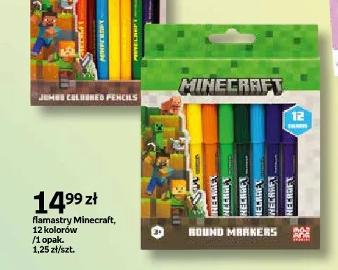 Flamastry Minecraft promocja w Empik