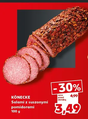 Salami z suszonymi pomidorami Könecke promocja w Kaufland
