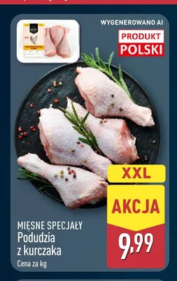 Podudzia z kurczaka Mięsne Specjały promocja w Aldi