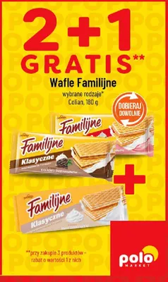 Wafle wybrane rodzaje Colian promocja w POLOmarket