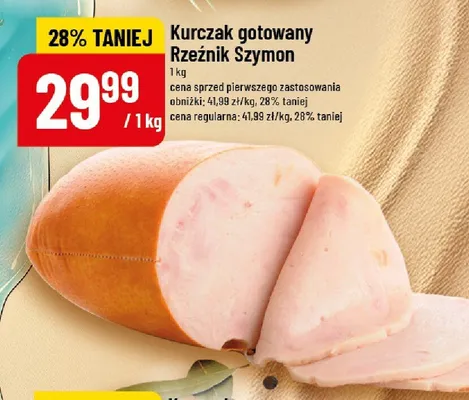 Kurczak gotowany Rzeźnik Szymon promocja w POLOmarket