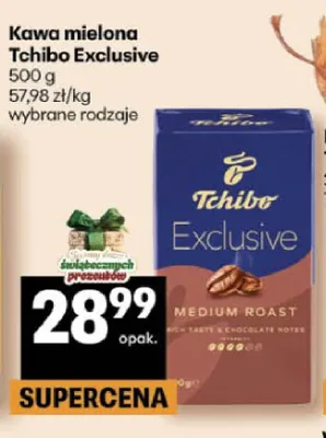Kawa mielona Tchibo Exclusive promocja w Delikatesy Centrum