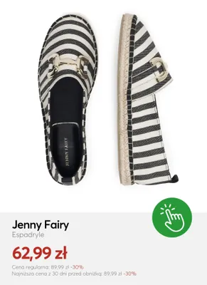 Espadryle Jenny Fairy promocja w eobuwie.pl