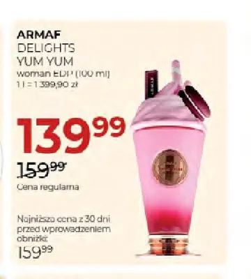 Woda perfumowana Armaf Delights Yum promocja w Drogerie Jawa