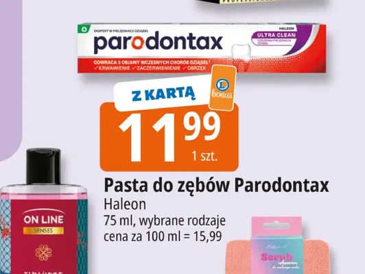 Pasta do zębów Parodontax promocja w Leclerc