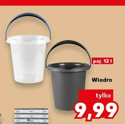 Wiadro 12 l promocja w Kaufland