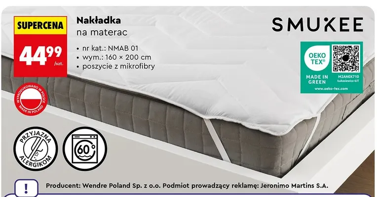 Nakładka na materac promocja w Biedronka