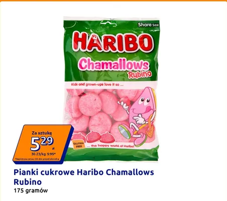 Pianki cukrowe Haribo Chamallows Rubino promocja w Action