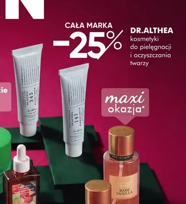 Kosmetyki do pielęgnacji i oczyszczania twarzy Dr.Althea promocja w Super-Pharm