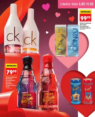 Woda toaletowa dla kobiet lub mężczyzn Red Jeans lub Blue Jeans promocja w Biedronka