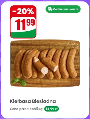 Kiełbasa Biesiadna promocja w Dino