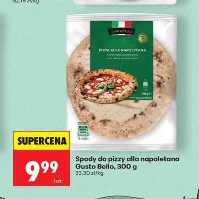 Spody do pizzy alla napoletana Gusto Bello promocja w Biedronka