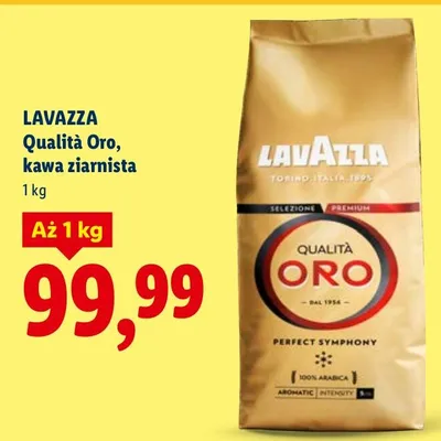 Kawa ziarnista Qualità Oro promocja w Lidl
