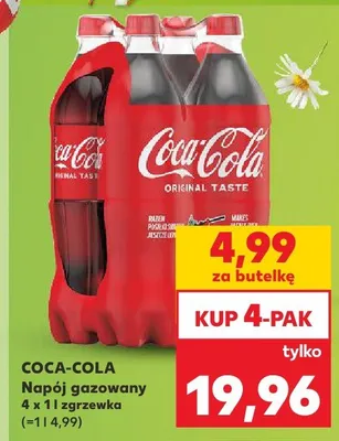 Napój gazowany mix 1 l zgrzewka promocja w Kaufland
