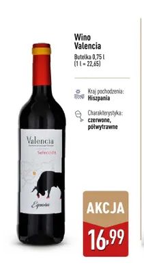 Wino Valencia Selección promocja w Aldi