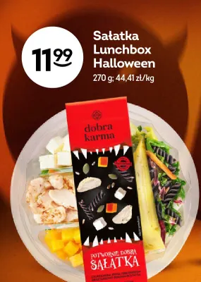 Sałatka Lunchbox Halloween Dobra Karma promocja w Żabka