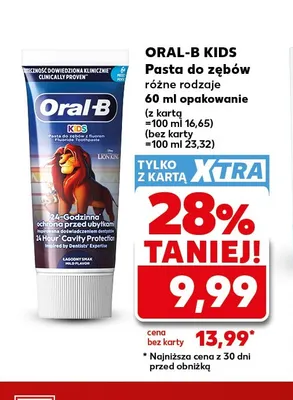 Pasta do zębów Oral-B Kids promocja w Kaufland