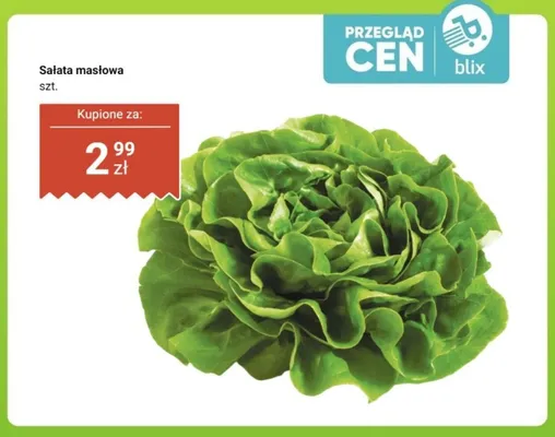 Sałata masłowa promocja w Dino