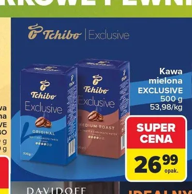 Kawa mielona Tchibo Exclusive Original promocja w Carrefour