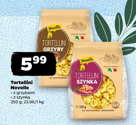 Tortellini z szynką Novelle promocja w Netto