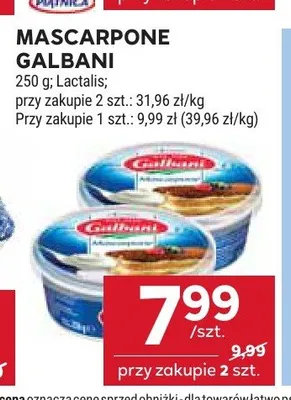 Mascarpone Galbani promocja w Stokrotka