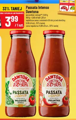 Passata Intenso Dawtona włoskie zioła promocja w POLOmarket