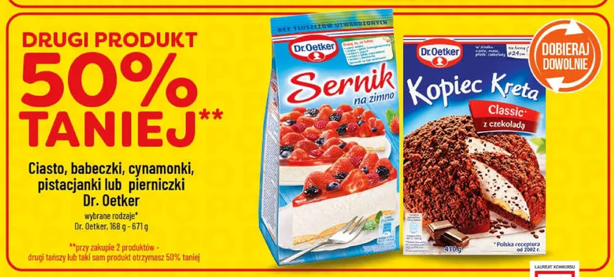 Ciasto, babeczki, cynamonki, pistacanki lub pierniczki wybrane rodzaje promocja w POLOmarket